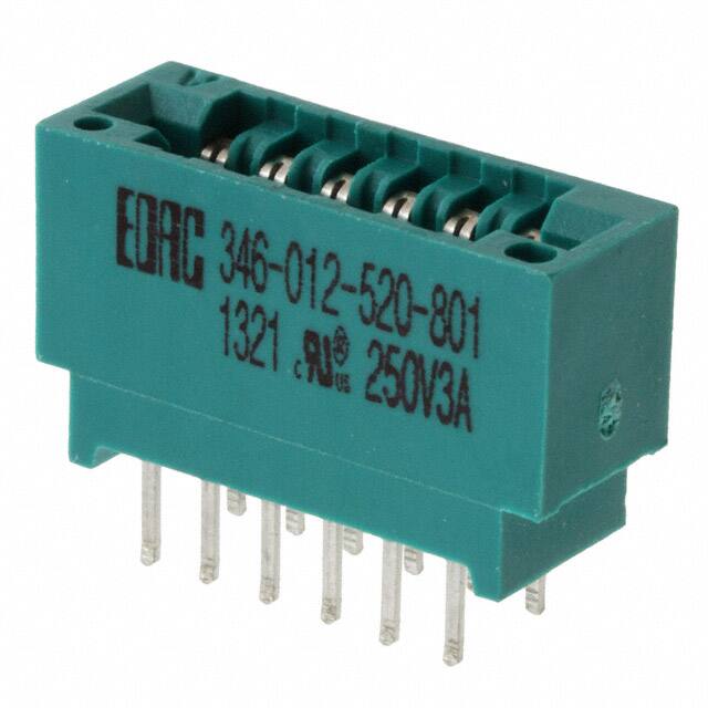 346-012-520-801 EDAC Inc.  Edgeboard Connectors